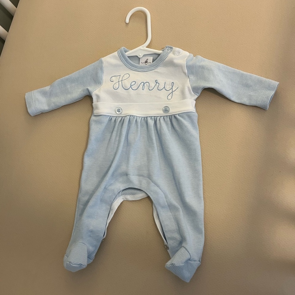 “Henry” newborn coming home outfit
